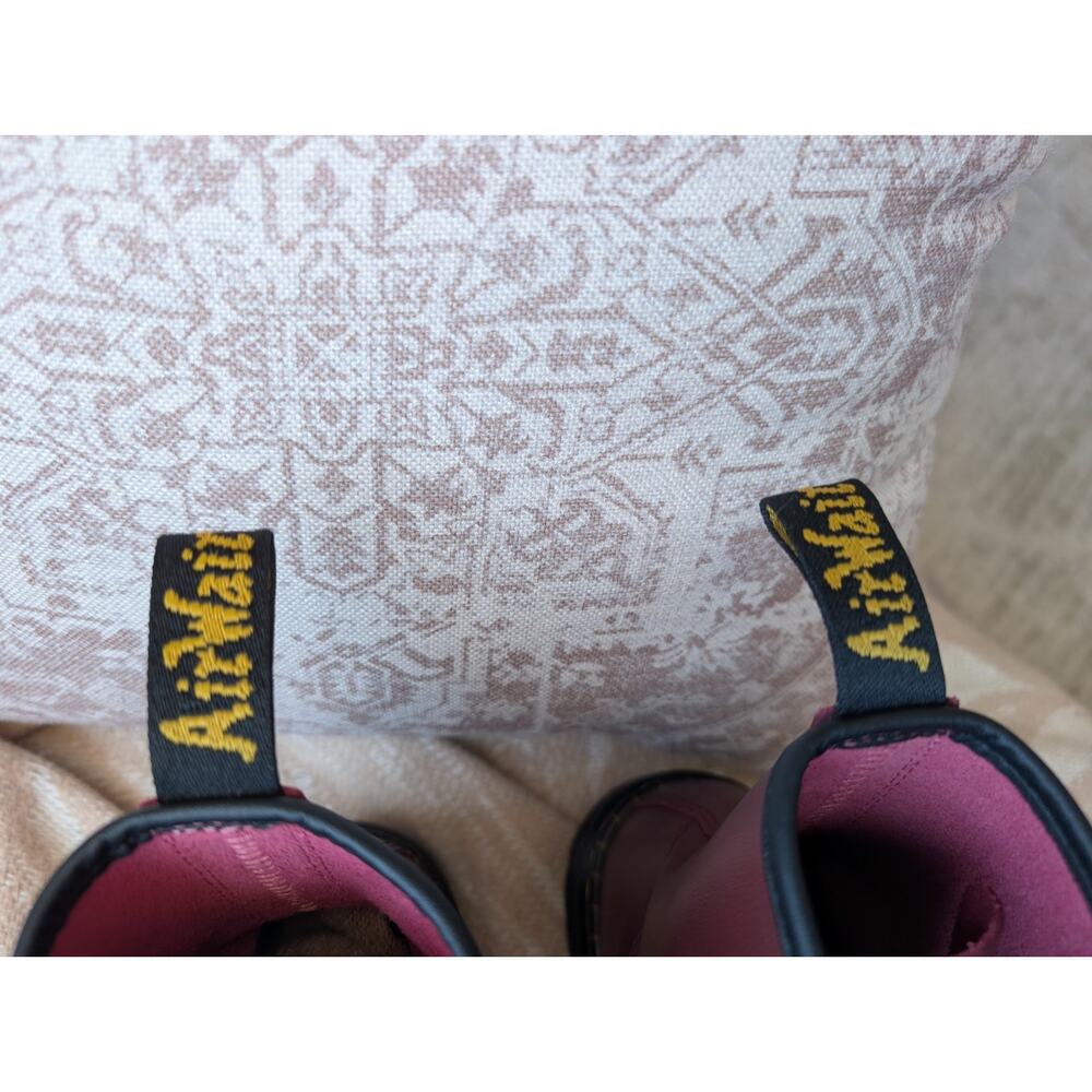 Dr. Martens Zavala Boots Cherry red M6/W7 Flat sole - Picture 11 of 11